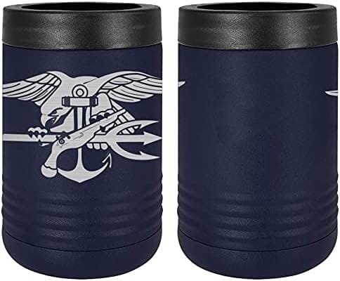 Navy Special Warfare Badge Laser Engraved Insulated Beverage Holder Mugs LEIH.0053.N