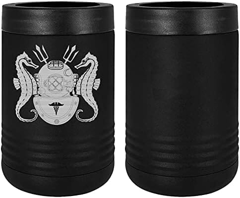 Navy Diver Medical Badge Laser Engraved Insulated Beverage Holder Mugs LEIH.0021.B