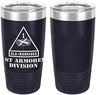 Army 1st Cavalry Division Laser Engraved 20oz Tumbler (Black) Mugs LET.0069.N
