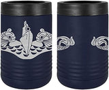 Navy Submarine Warfare Badge Laser Engraved Insulated Beverage Holder Mugs LEIH.0059.N