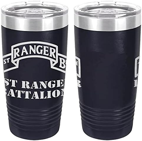 Army 1st Ranger Battalion Laser Engraved 20oz Tumbler Mugs LET.0072.N