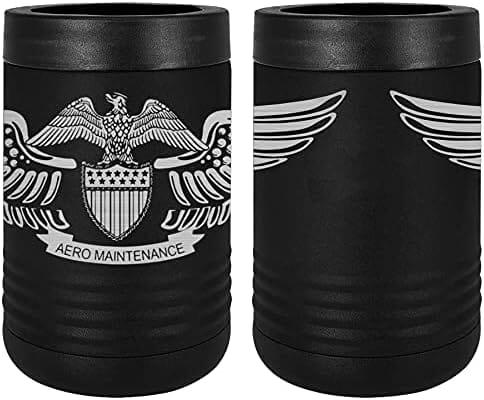 Professional Aviation Maintenance Officer Badge Laser Engraved Insulated Beverage Holder Mugs LEIH.0047.B