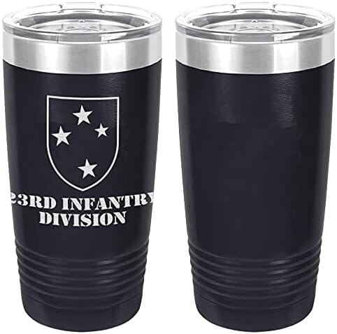Army 23rd Infantry Division Laser Engraved 20oz Tumbler Mugs LET.0088.N