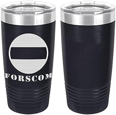 Army FORSCOM Laser Engraved 20oz Tumbler Mugs LET.0107.N