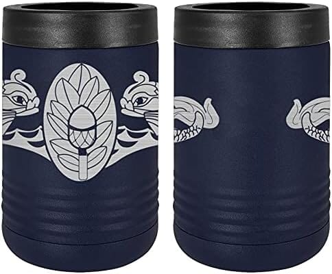 Navy Submarine Medical Badge Laser Engraved Insulated Beverage Holder Mugs LEIH.0066.N