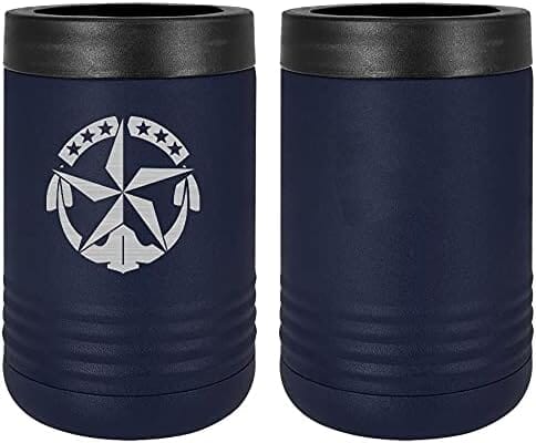 Navy Command At Sea Badge Laser Engraved Insulated Beverage Holder Mugs LEIH.0018.N
