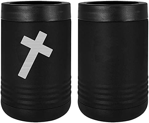 Navy Chaplain Christian Badge Laser Engraved Insulated Beverage Holder Mugs LEIH.0013.B