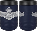 Navy Information Dominance Warfare SPC Badge Laser Engraved Insulated Beverage Holder Mugs LEIH.0034.N