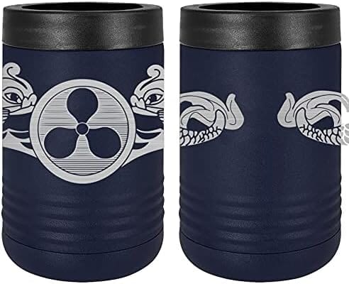 Navy Submarine Engineering Duty Badge Laser Engraved Insulated Beverage Holder Mugs LEIH.0058.N