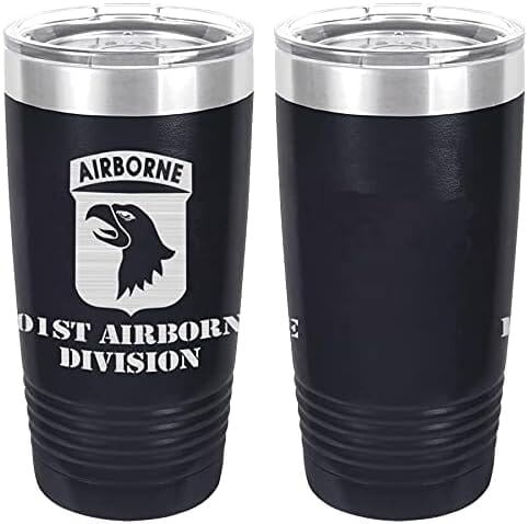 Army 101st Airborne Division Laser Engraved 20oz Tumbler Mugs LET.0101.N