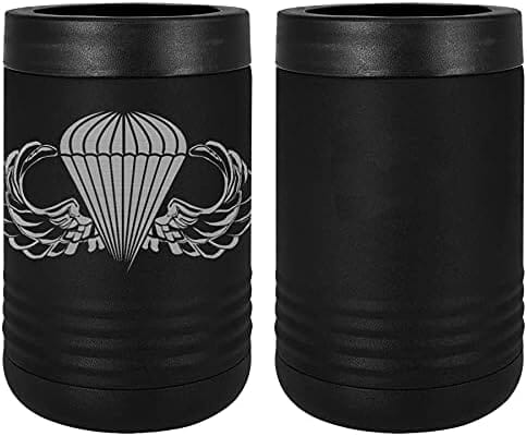 Navy Basic Parachutist Badge Laser Engraved Insulated Beverage Holder Mugs LEIH.0011.B
