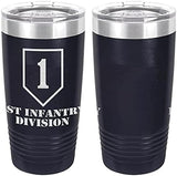 Army 1st Infantry Division Laser Engraved 20oz Tumbler Mugs LET.0071.N