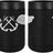 Navy Aviation Boatswain Badge Laser Engraved Insulated Beverage Holder Mugs LEIH.0007.B
