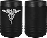 Navy Hospital Caduceus Badge Laser Engraved Insulated Beverage Holder Mugs LEIH.0033.B