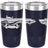 Navy Submarine Combat Patrol Badge Laser Engraved 20oz Tumbler Mugs LET.0056.N