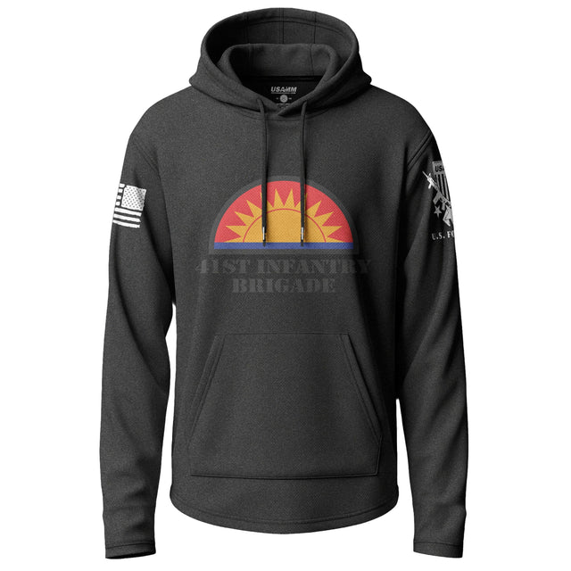 41st Infantry Brigade Graphic Lightweight Hoodie Lightweight Hoodie 90261-S-BK-THIN