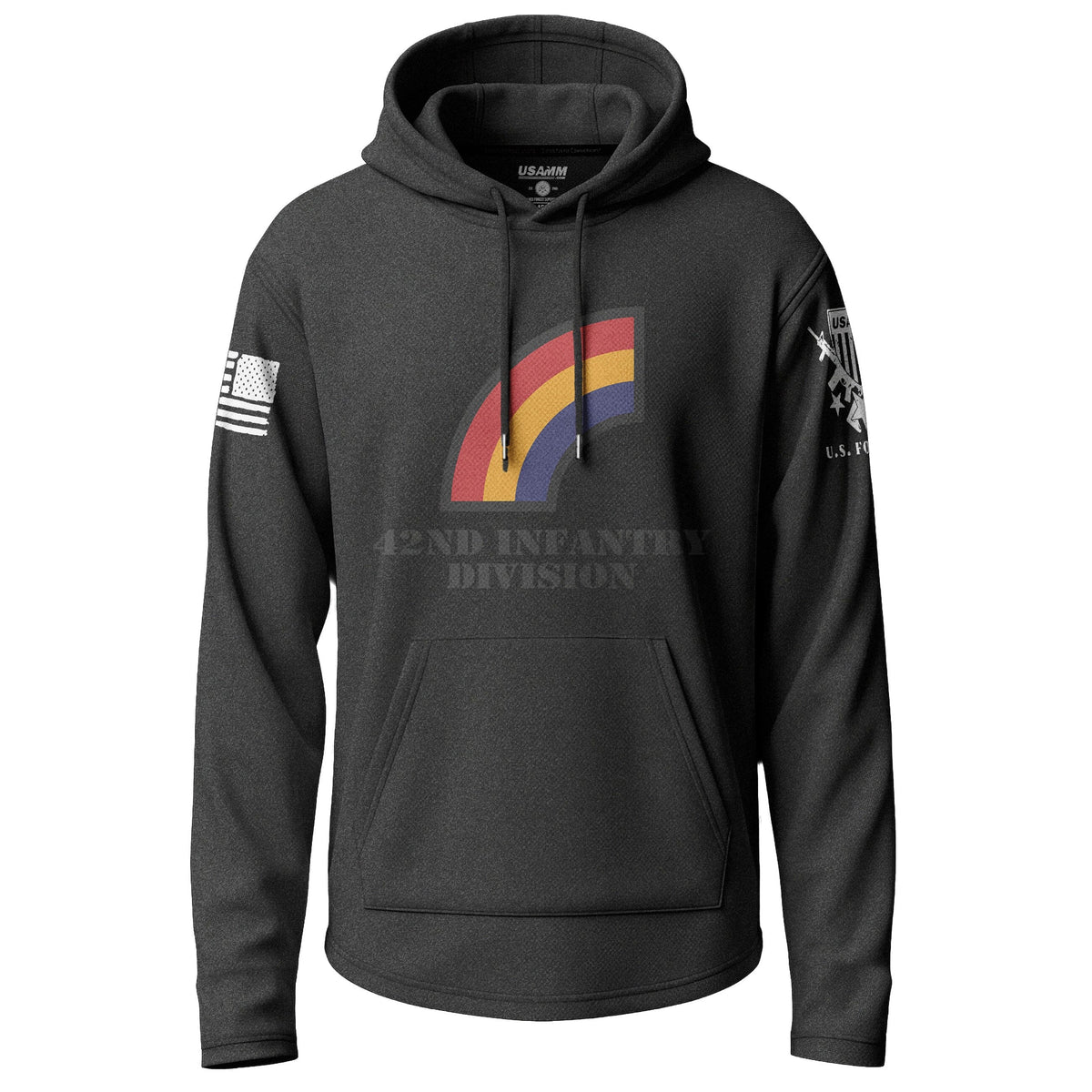 42nd Infantry Division Graphic Lightweight Hoodie Lightweight Hoodie 90262-S-BK-THIN