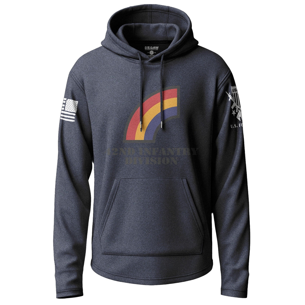 42nd Infantry Division Graphic Lightweight Hoodie Lightweight Hoodie 90262-S-NAVY-THIN
