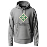 4th Infantry Division Graphic Lightweight Hoodie Lightweight Hoodie 90266-S-HG-THIN
