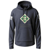 4th Infantry Division Graphic Lightweight Hoodie Lightweight Hoodie 90266-S-NAVY-THIN