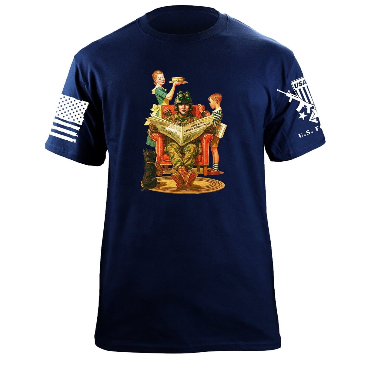 50's Ranger T-Shirt Shirts 87371-S-NAVY