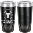Army 34th Infantry Division Laser Engraved 20oz Tumbler Mugs LET.0092.B