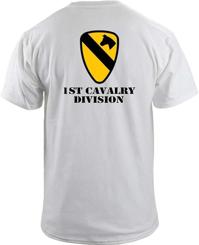 Army 1st Cavalry Division Full Color Veteran T-Shirt Shirts 18.016