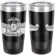 Navy Fleet Marine Force Badge Laser Engraved 20oz Tumbler Mugs LET.0032.B