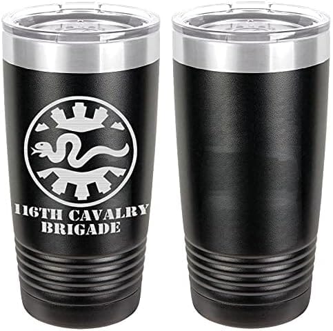 Army 116th Cavalry Brigade Laser Engraved 20oz Tumbler Mugs LET.0104.B