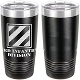 Army 3rd Infantry Division Laser Engraved 20oz Tumbler Mugs LET.0079.B