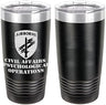 Army Civil Affairs Psychological Operations Laser Engraved 20oz Tumbler Mugs LET.0118.B