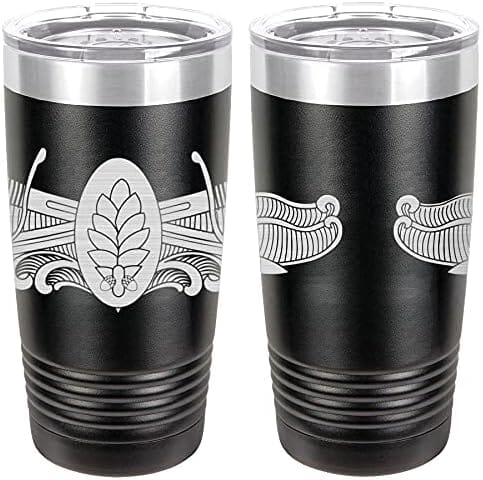 Navy Surface Warfare Dental Badge Laser Engraved 20oz Tumbler Mugs LET.0061.B