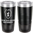 Army 25th Infantry Division Laser Engraved 20oz Tumbler Mugs LET.0089.B