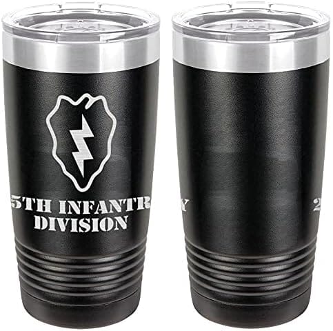 Army 25th Infantry Division Laser Engraved 20oz Tumbler Mugs LET.0089.B