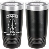 Army Special Operations Command Laser Engraved 20oz Tumbler Mugs LET.0113.B