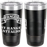 Army 1st Ranger Battalion Laser Engraved 20oz Tumbler Mugs LET.0072.B