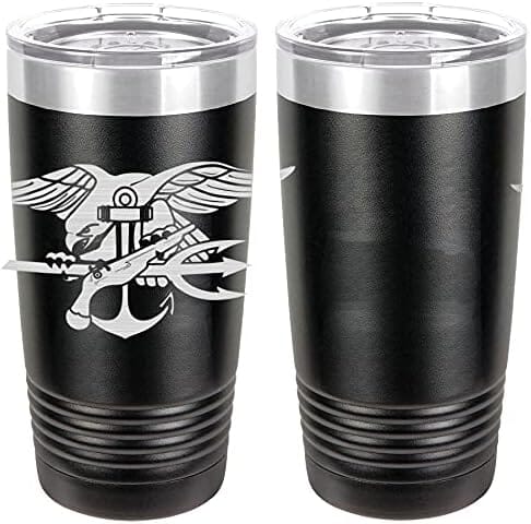 Navy Special Warfare Badge Laser Engraved 20oz Tumbler Mugs LET.0053.B