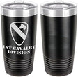 Army 1st Cavalry Division Laser Engraved 20oz Tumbler Mugs LET.0070.B