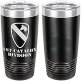 Army 1st Cavalry Division Laser Engraved 20oz Tumbler Mugs LET.0070.B