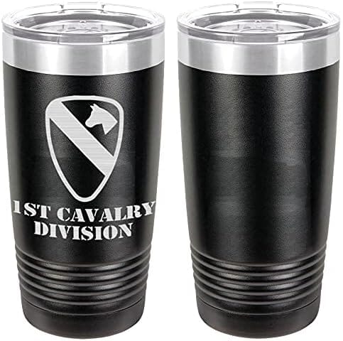 Army 1st Cavalry Division Laser Engraved 20oz Tumbler Mugs LET.0070.B