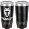 Army 36th Infantry Division Laser Engraved 20oz Tumbler Mugs LET.0094.B