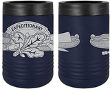 Navy Expeditionary Warfare Supply Officer Badge Laser Engraved Insulated Beverage Holder Mugs LEIH.0028.N