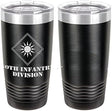 Army 40th Infantry Division Laser Engraved 20oz Tumbler Mugs LET.0095.B