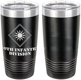 Army 40th Infantry Division Laser Engraved 20oz Tumbler Mugs LET.0095.B