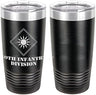 Army 40th Infantry Division Laser Engraved 20oz Tumbler Mugs LET.0095.B