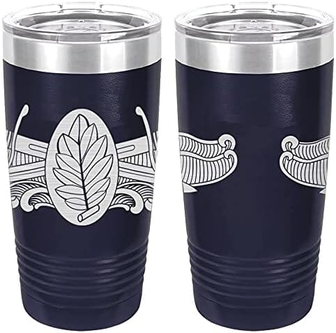 Navy Surface Warfare Medical Service Badge Laser Engraved 20oz Tumbler Mugs LET.0067.N