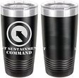 Army 1st Sustainment Command Laser Engraved 20oz Tumbler Mugs LET.0073.B