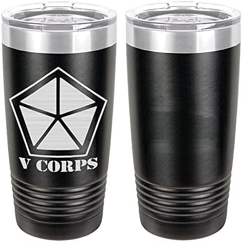 Army V Corps Laser Engraved 20oz Tumbler Mugs LET.0115.B