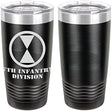 Army 7th Infantry Division Laser Engraved 20oz Tumbler Mugs LET.0082.B