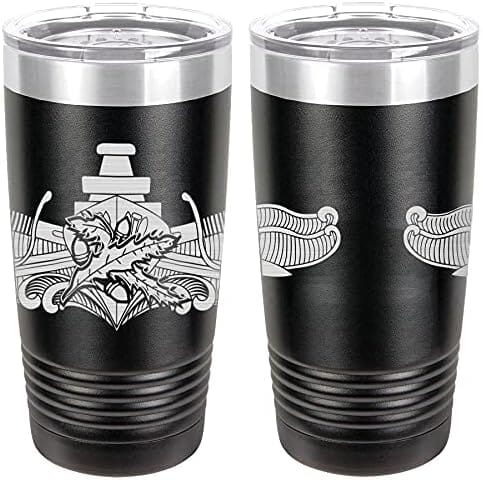 Navy Surface Warfare Supply Officer Badge Laser Engraved 20oz Tumbler Mugs LET.0065.B